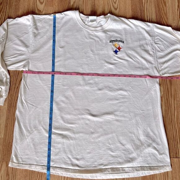 Vintage Y2K Embroidered Long Sleeve Pittsburgh Steelers T-Shirt - Picture 5 of 8